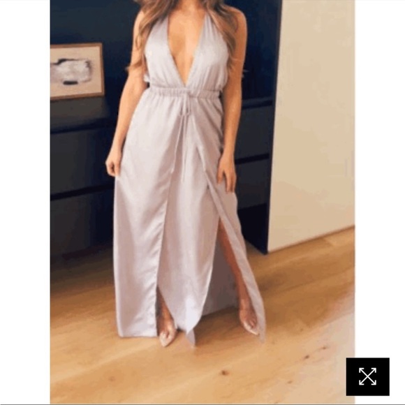 Satin Dress. - Picture 3 of 4